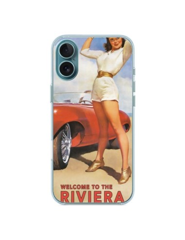 Coque iPhone 16 Plus Welcome to the Riviera Vintage Pin Up - Nico