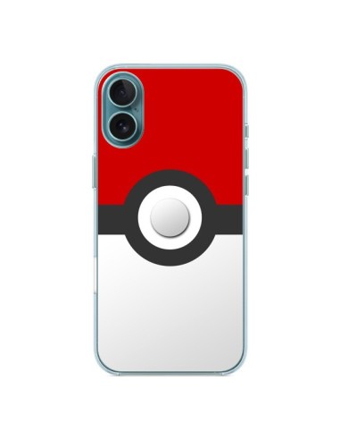 Coque iPhone 16 Plus Pokemon Pokeball - Nico