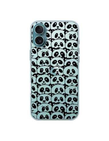 Cover iPhone 16 Plus Panda Trasparente - Nico