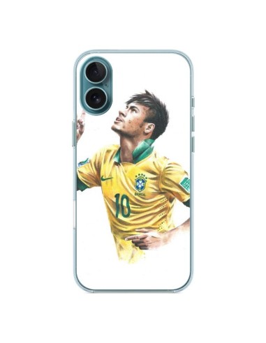 Cover iPhone 16 Plus Neymar Calciatore - Percy