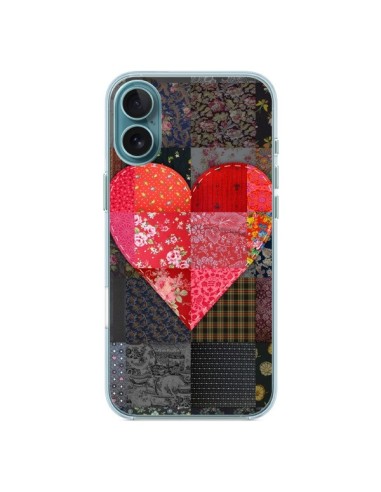 Coque iPhone 16 Plus Coeur Heart Patch - Rachel Caldwell