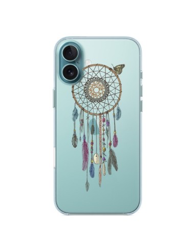 Coque iPhone 16 Plus Attrape-rêves Lakota Transparente - Rachel Caldwell