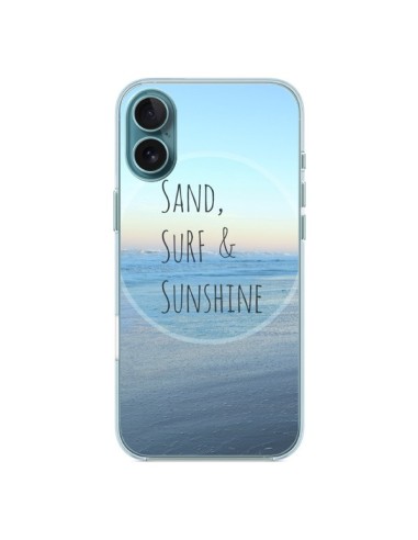 Coque iPhone 16 Plus Sand, Surf and Sunshine - R Delean