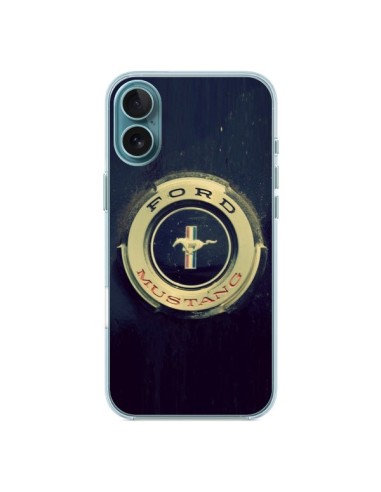 Coque iPhone 16 Plus Ford Mustang Voiture - R Delean