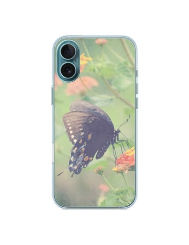 Coque iPhone 16 Plus Papillon Butterfly - R Delean