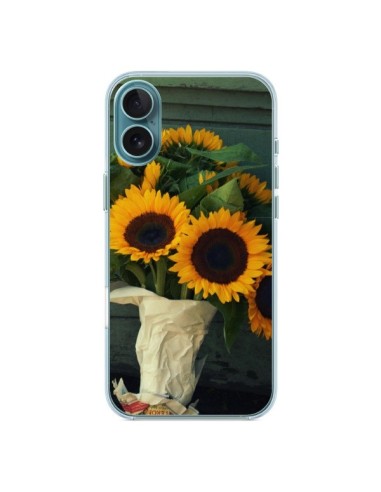 Coque iPhone 16 Plus Tournesol Bouquet Fleur - R Delean