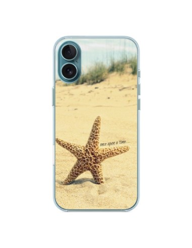 Coque iPhone 16 Plus Etoile de Mer Plage Beach Summer Ete - R Delean