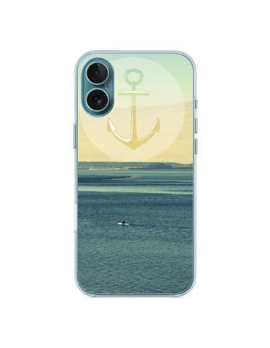 Coque iPhone 16 Plus Ancre Navire Bateau Summer Beach Plage - R Delean