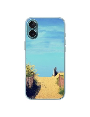 Coque iPhone 16 Plus Plage Beach Sand Sable - R Delean