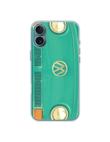 Coque iPhone 16 Plus Groovy Van Hippie VW - R Delean