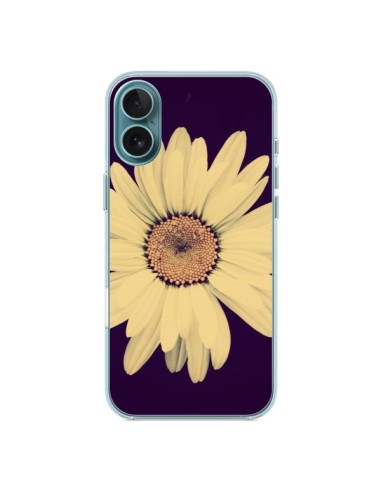 Coque iPhone 16 Plus Marguerite Fleur Flower - R Delean