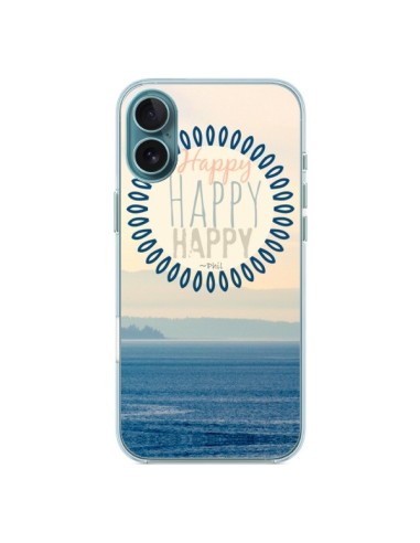 Coque iPhone 16 Plus Happy Day Mer Ocean Sable Plage Paysage - R Delean