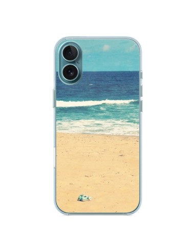 Coque iPhone 16 Plus Mer Ocean Sable Plage Paysage - R Delean