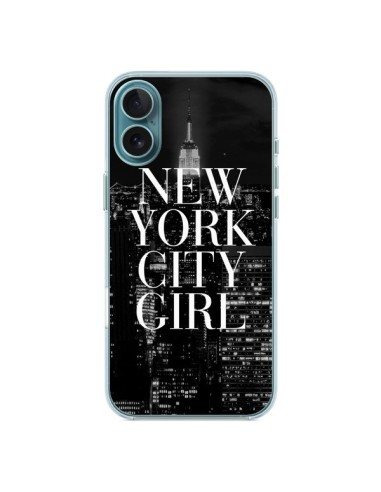 Coque iPhone 16 Plus New York City Girl - Rex Lambo