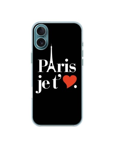 Coque iPhone 16 Plus Paris je t'aime - Rex Lambo