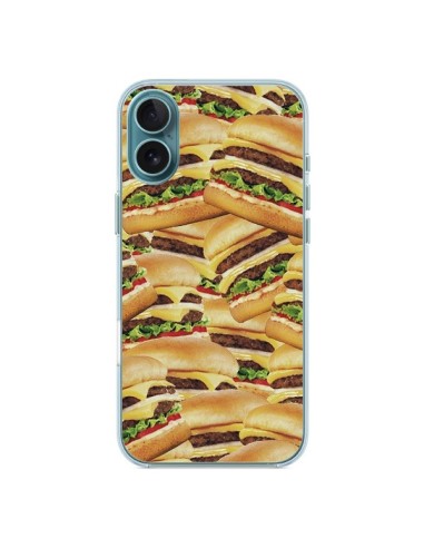 Coque iPhone 16 Plus Burger Hamburger Cheeseburger - Rex Lambo