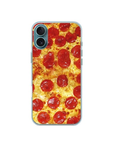 Coque iPhone 16 Plus Pizza Pepperoni - Rex Lambo