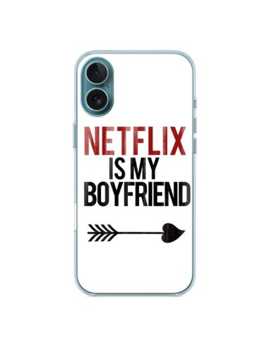 Coque iPhone 16 Plus Netflix is my Boyfriend - Rex Lambo