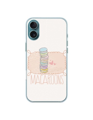 Coque iPhone 16 Plus Macaron Gateau - Sara Eshak