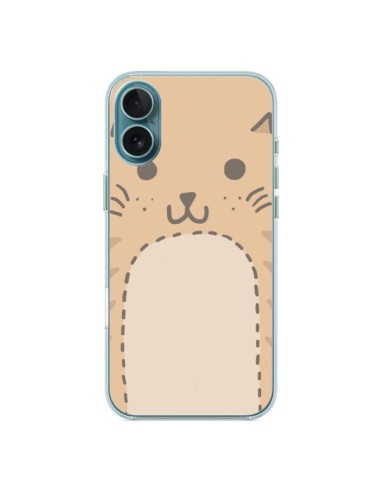 Coque iPhone 16 Plus Big Cat chat - Santiago Taberna