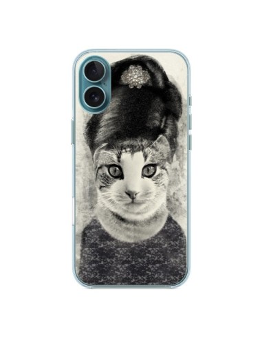 Coque iPhone 16 Plus Audrey Cat Chat - Tipsy Eyes