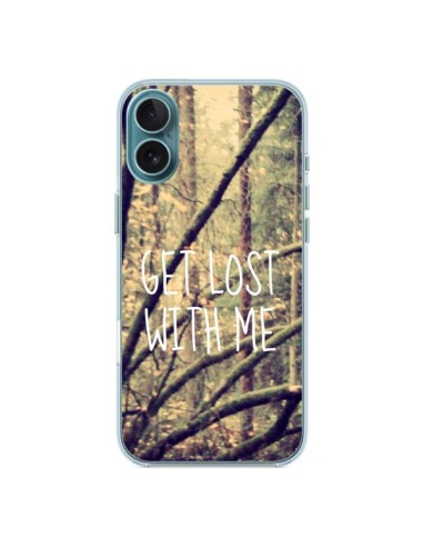 Coque iPhone 16 Plus Get lost with me foret - Tara Yarte