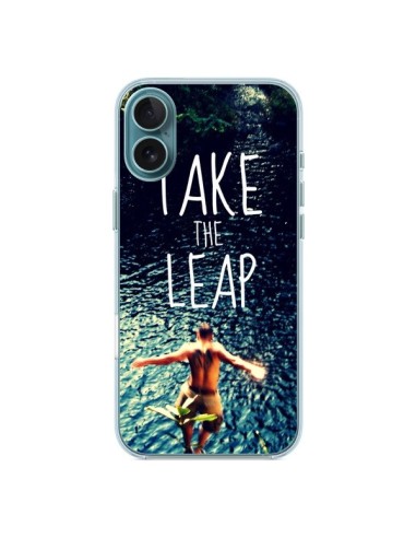 Coque iPhone 16 Plus Take the leap Saut - Tara Yarte