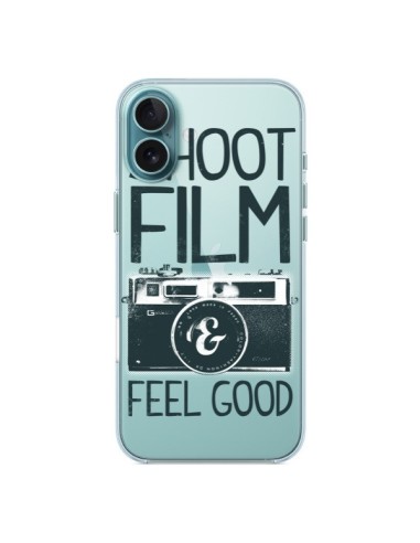 Coque iPhone 16 Plus Shoot Film and Feel Good Transparente - Victor Vercesi