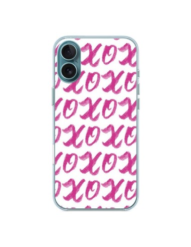 Coque iPhone 16 Plus XoXo Rose Transparente - Yohan B.