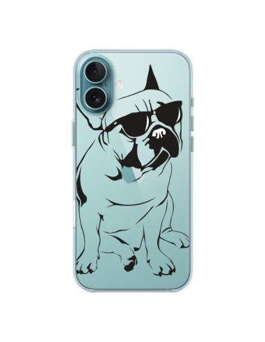 Coque iPhone 16 Plus Chien Bulldog Dog Transparente - Yohan B.