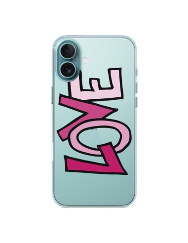 Coque iPhone 16 Plus Love Amour Transparente - Yohan B.