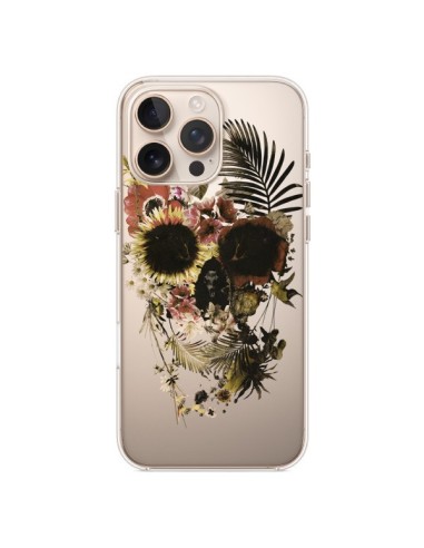 Cover iPhone 16 Pro Max Garden Teschio Trasparente - Ali Gulec