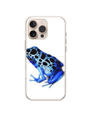 Coque iPhone 16 Pro Max Grenouille Bleue - Annya Kai