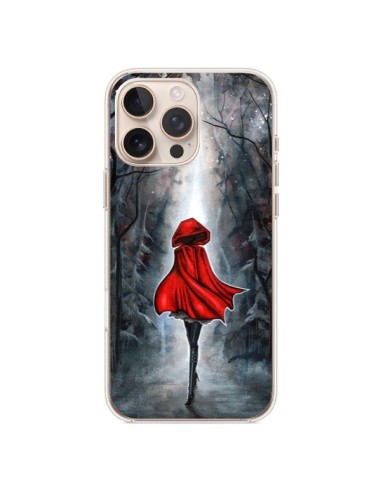 Cover iPhone 16 Pro Max Cappuccetto Rosso Legno - Annya Kai