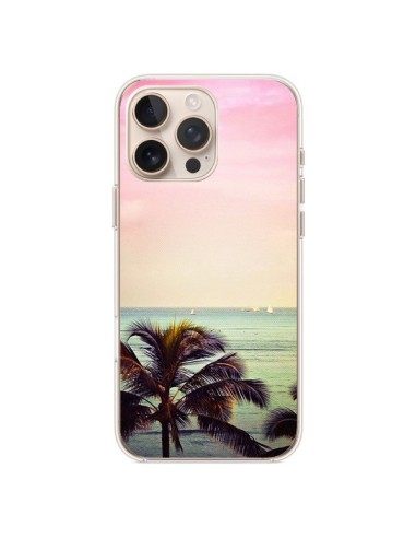 Coque iPhone 16 Pro Max Sunset Palmier Palmtree - Asano Yamazaki