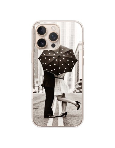 Coque iPhone 16 Pro Max Secret under Umbrella Amour Couple Love - Asano Yamazaki