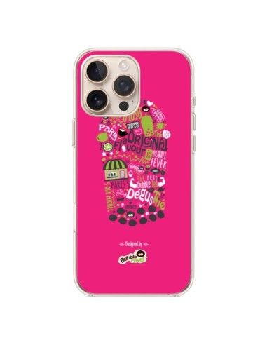 Cover iPhone 16 Pro Max Bubble Fever Originale Rosa - Bubble Fever