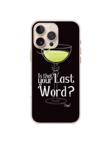 Cover iPhone 16 Pro Max Is that your Last Word Cocktail Barman - Chapo