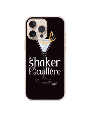 Coque iPhone 16 Pro Max Au shaker pas à la cuillère Cocktail Barman - Chapo