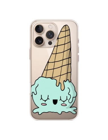 Coque iPhone 16 Pro Max Ice Cream Glace Summer Ete Renverse Transparente - Claudia Ramos