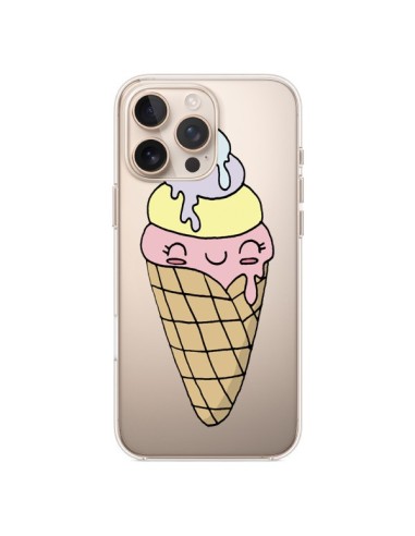 Coque iPhone 16 Pro Max Ice Cream Glace Summer Ete Parfum Transparente - Claudia Ramos