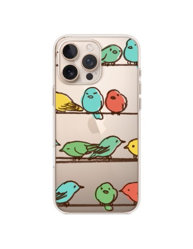 Coque iPhone 16 Pro Max Oiseaux Birds Transparente - Eric Fan