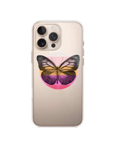 Coque iPhone 16 Pro Max Papillon Butterfly Transparente - Eric Fan