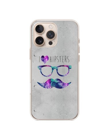 Cover iPhone 16 Pro Max I Amore Hipsters - Eleaxart