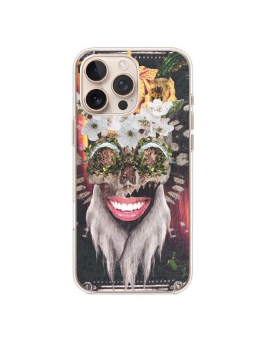 Coque iPhone 16 Pro Max My Best Costume Roi King Monkey Singe Couronne - Eleaxart