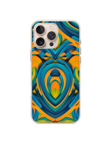 Coque iPhone 16 Pro Max Cross Heart Azteque Coeur - Eleaxart