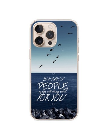 Coque iPhone 16 Pro Max Sea Mer Plage - Eleaxart