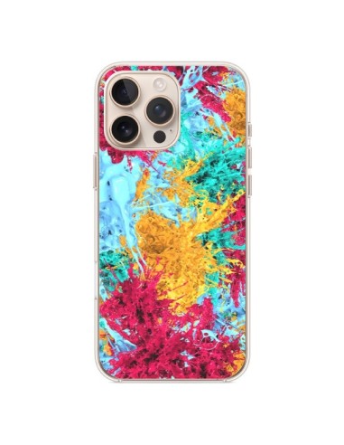 Coque iPhone 16 Pro Max Splashes Peintures - Eleaxart