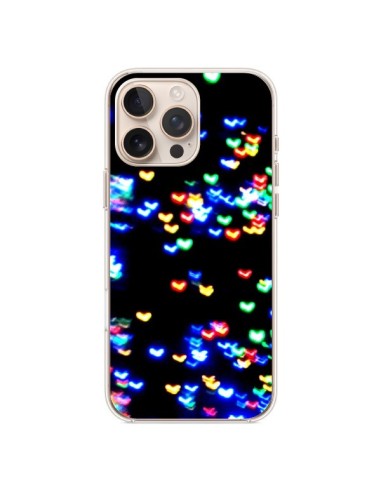 Coque iPhone 16 Pro Max Heart Coeurs Muticolores - Léa Clément