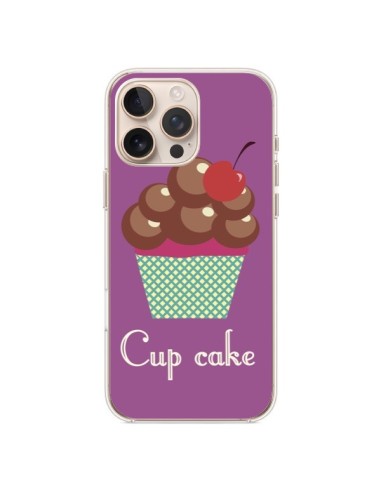 Coque iPhone 16 Pro Max Cupcake Cerise Chocolat - Léa Clément